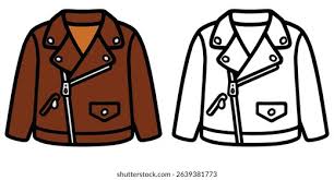 a leather jacket